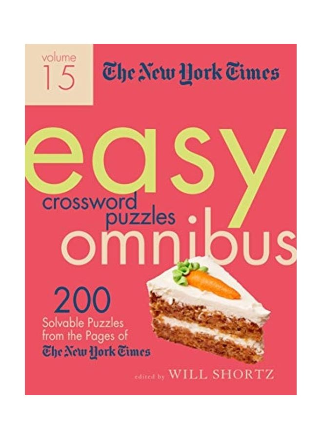 Easy Crossword Puzzle Omnibus Volume 15 paperback english  - Image 1