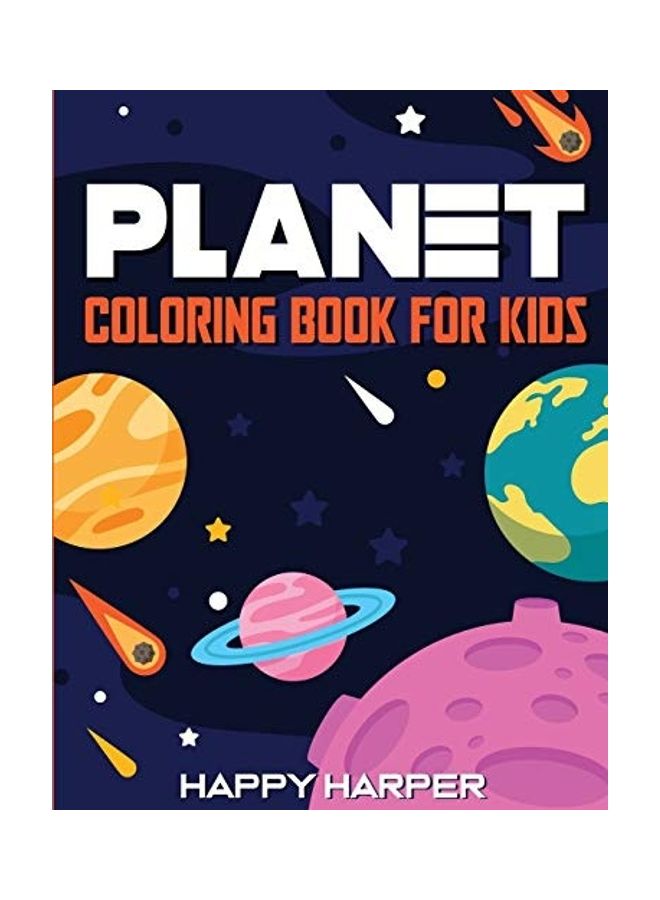Planet Coloring Book paperback english