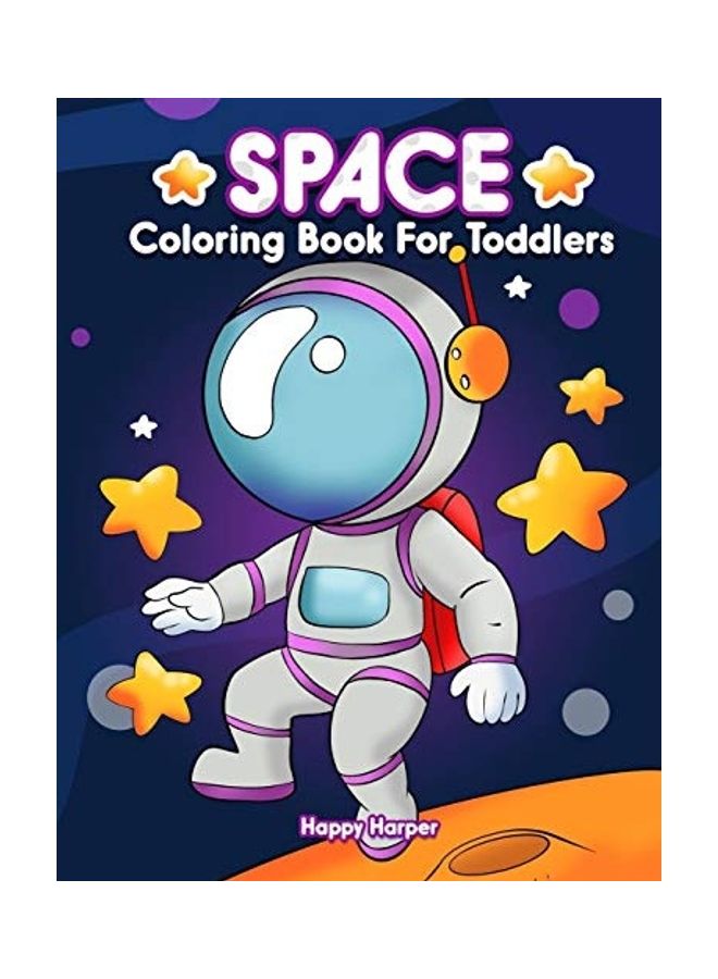 Space Coloring Book Paperback English by Happy Harper - 43993 