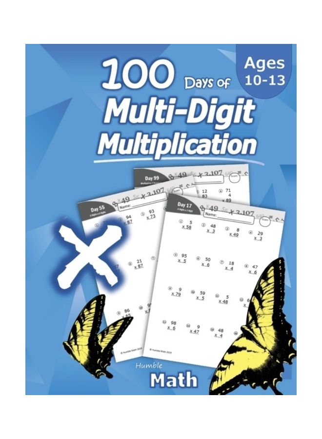 Humble Math - 100 Days of Multi-Digit Multiplication paperback english  - Image 3
