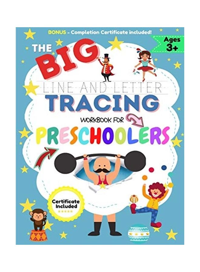 The Big Line And Letter Tracing Workbook For Preschoolers paperback english