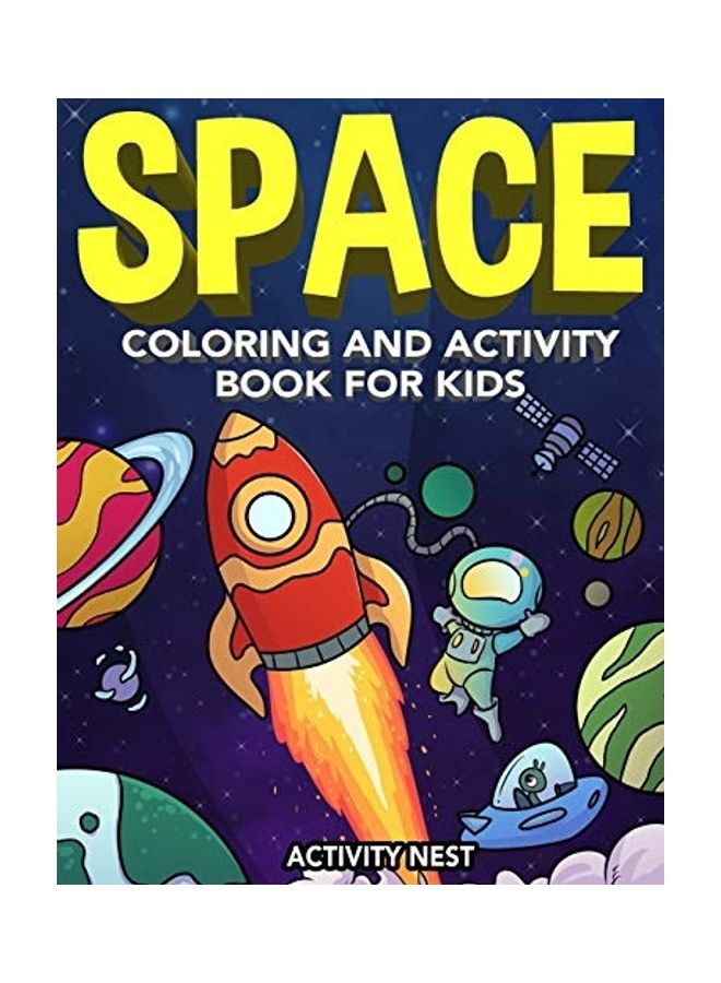 Space Coloring And Activity Book For Kids: Coloring Paperback English by Nest, Activity - Image 1