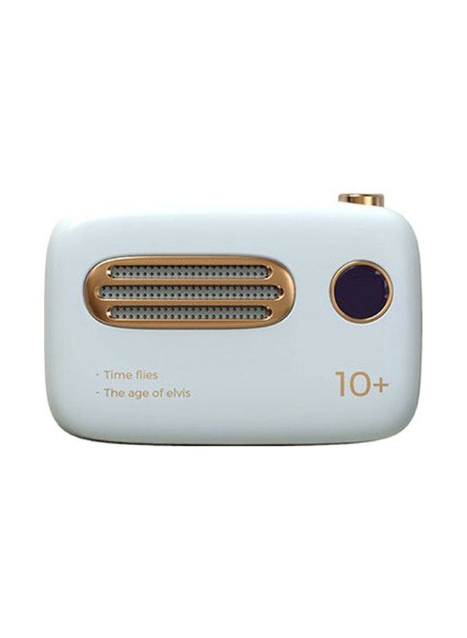 Generic 10000.0 mAh Dual Port Retro Themed Power Bank Sky Blue  - Image 1