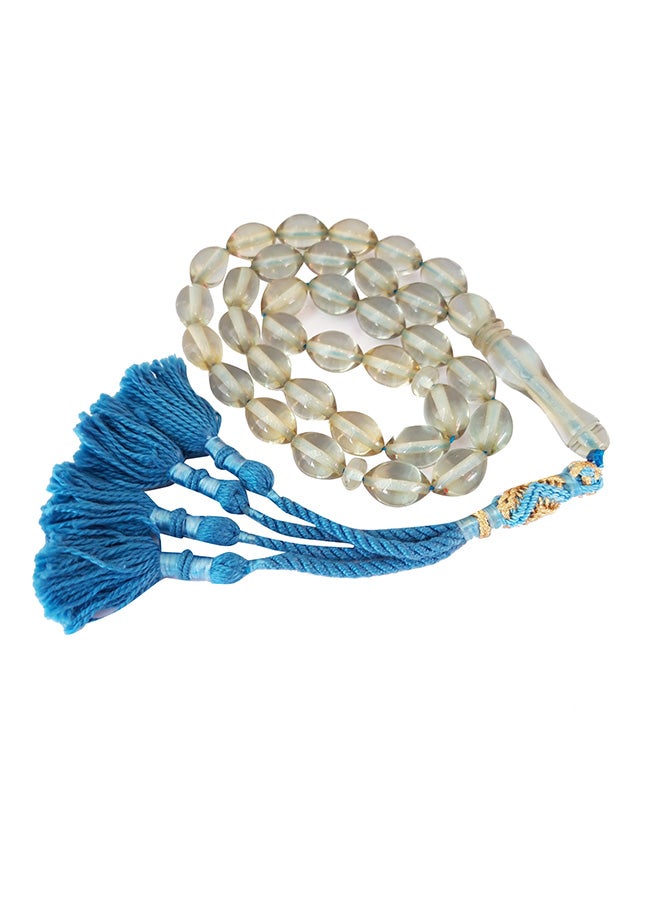 Miracle Empire Natural Light Amber Sand Prayer Beads - Image 1