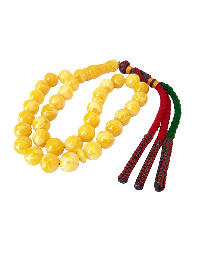 Miracle Empire Natural Amber Sand Prayer Beads  - Image 1