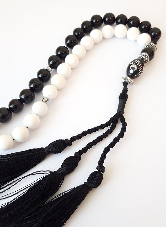 Miracle Empire - Natural Yin Yang Prayer Beads - Image 1