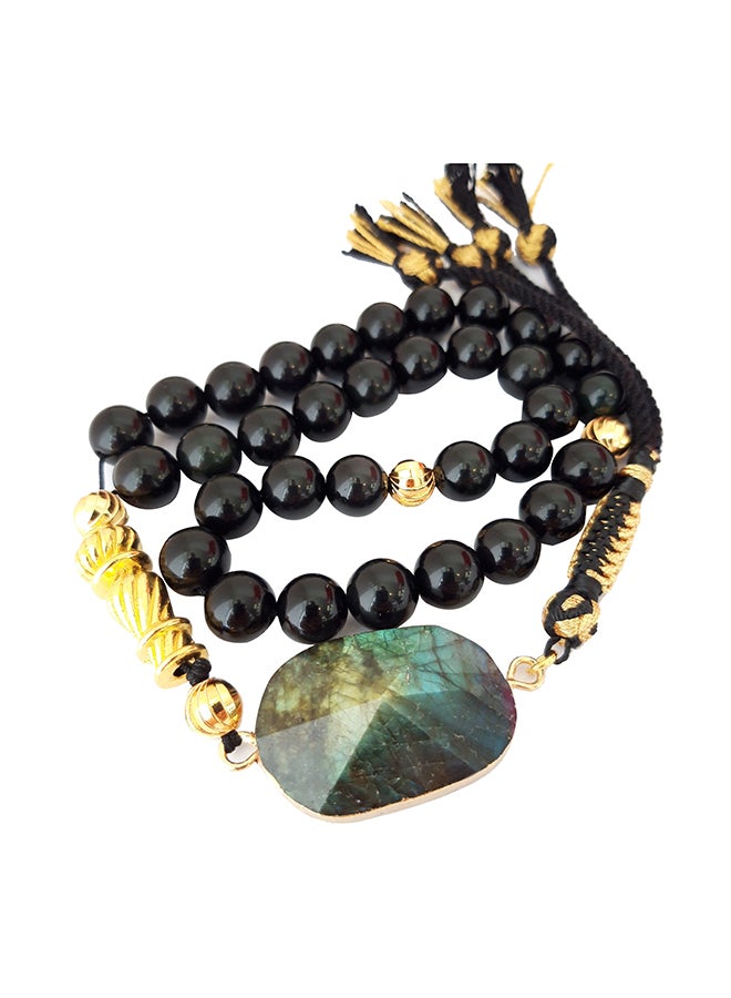 Miracle Empire Natural Onyx And Labradorite Prayer Beads - Image 1
