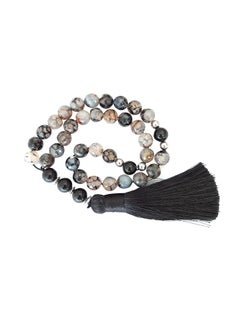 Natural Dragon Vains Agate And Onyx Prayer Beads
