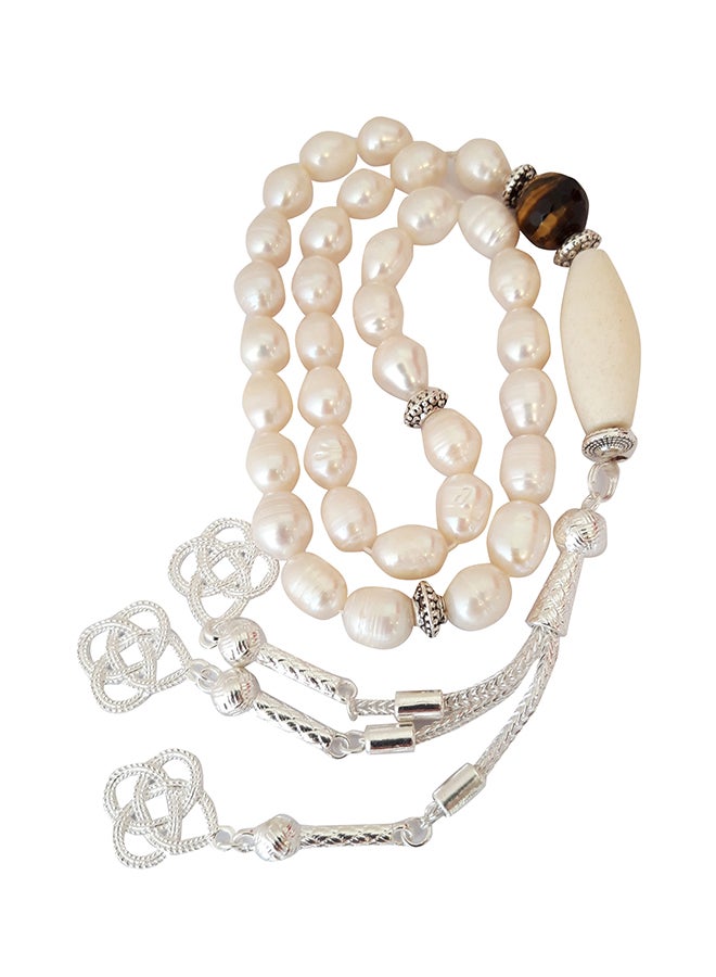 Miracle Empire Natural Amber Sand Prayer Beads  - Image 1