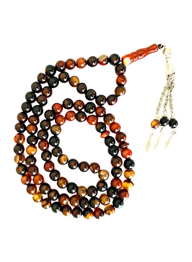 ميركال إمبراير مسبحة من العقيق الطبيعي - Image 1