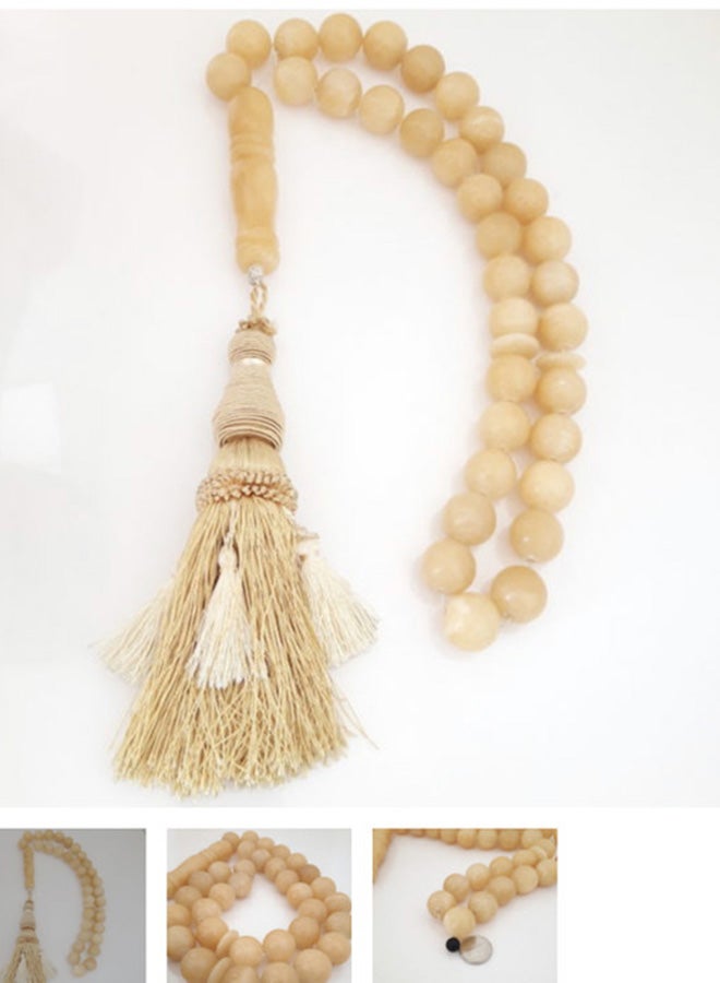 Miracle Empire - Natural Jade Rosary Prayer Beads - Image 1