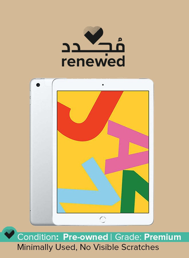 Apple Renewed - iPad-2019 (7th Gen) 10.2inch 128GB Wi-Fi Silver With FaceTime - Image 1