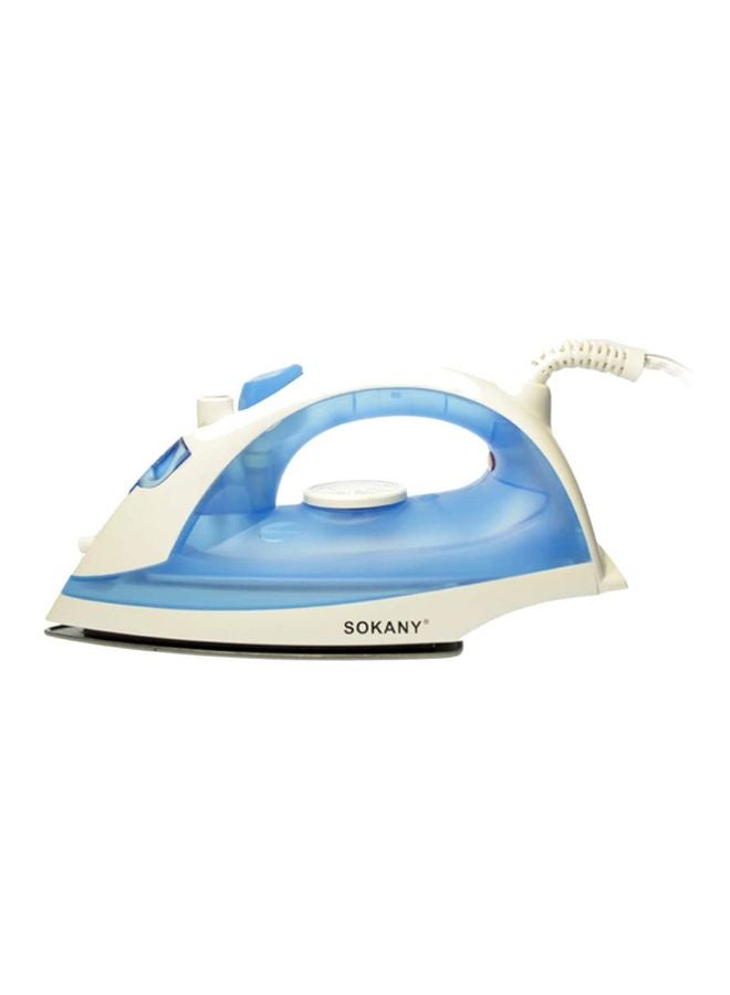 sokany Steam Iron 1600W s41815801a White/Blue - Image 1