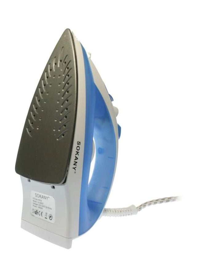 sokany Steam Iron 1600W s41815801a White/Blue - Image 2