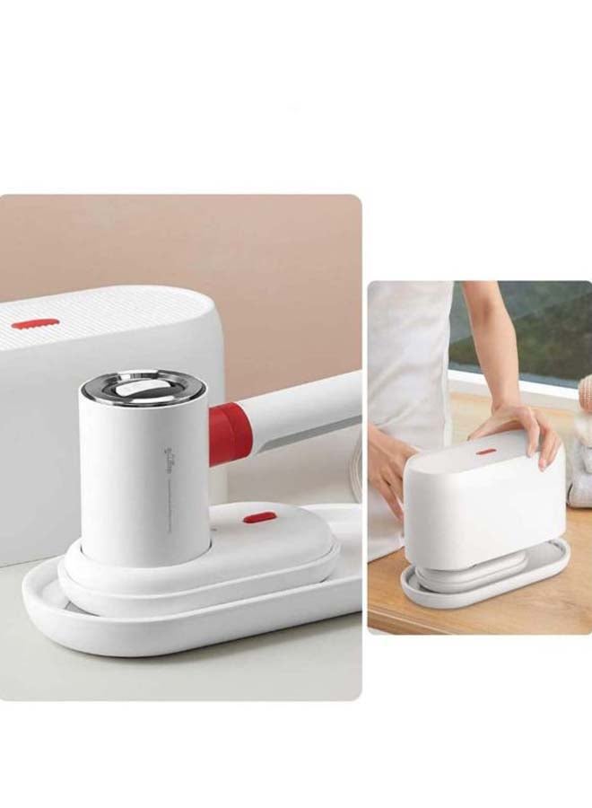 Deerma - 2-In-1 Multifunctional Garment Steamer 0.11 L 1000.0 W DEM-HS218 White/Red - Image 1