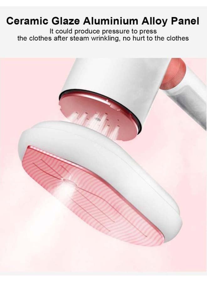 Deerma - 2-In-1 Multifunctional Garment Steamer 0.11 L 1000.0 W DEM-HS218 White/Red - Image 1
