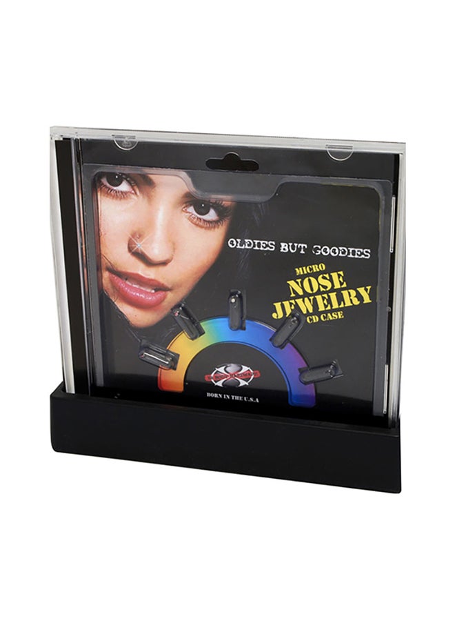 إكس 8 بودي هاردوير طقم خواتم للأنف مع حافظة للأقراص المضغوطة مكون من 5 قطع ( اشتر 1 واحصل على 1 مجانا) - Image 2