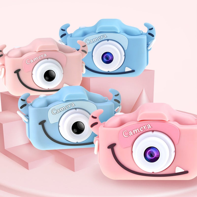 1080P 8MP 2 Inch Kids Digital Camera With Strap Charging Cable - Image 3