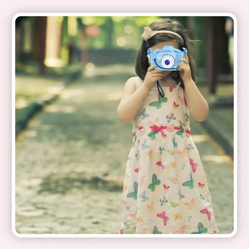1080P 8MP 2 Inch Kids Digital Camera With Strap Charging Cable - Image 2