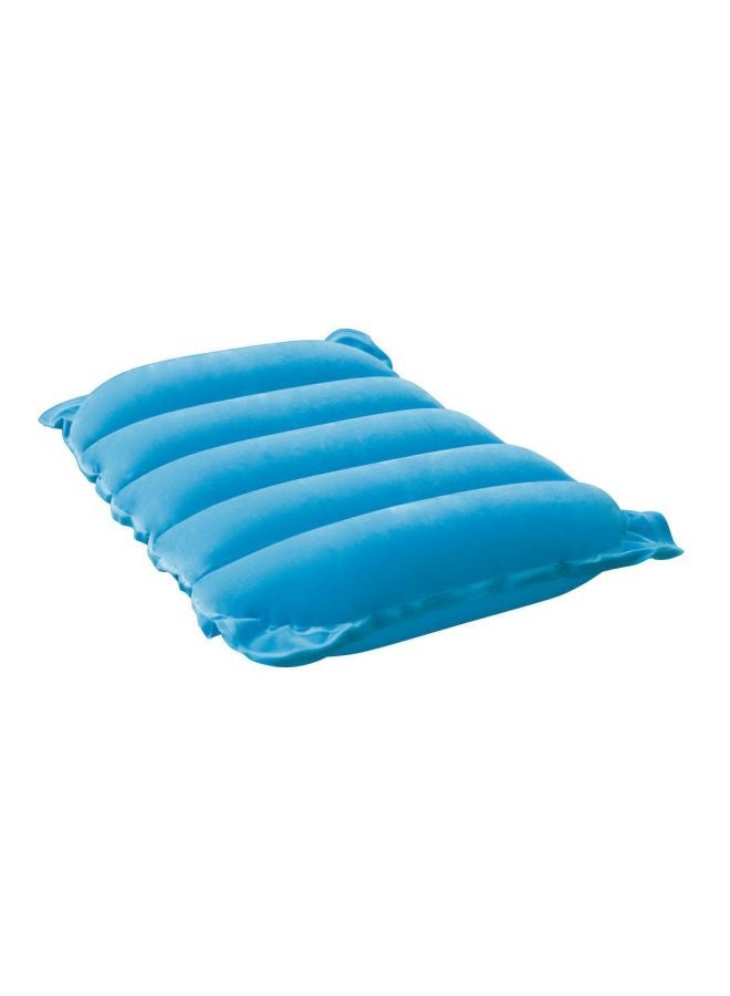Bestway 38cm X 24cm X 9cm Flocked Air Travel Pillow 26-67485 - Image 1