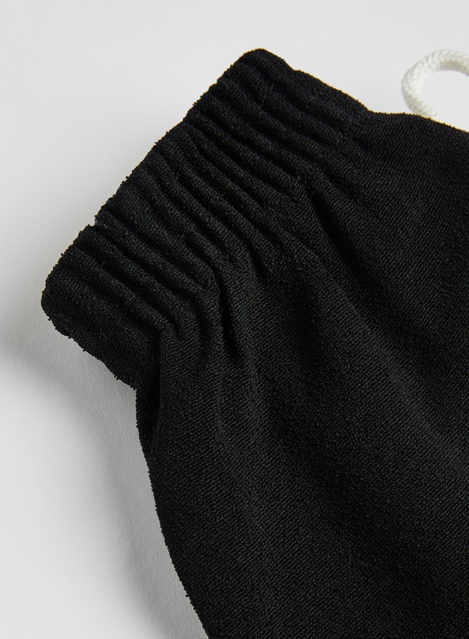 Solid Design Bath Gloves Black 7 x 5 x 2cm - Image 3