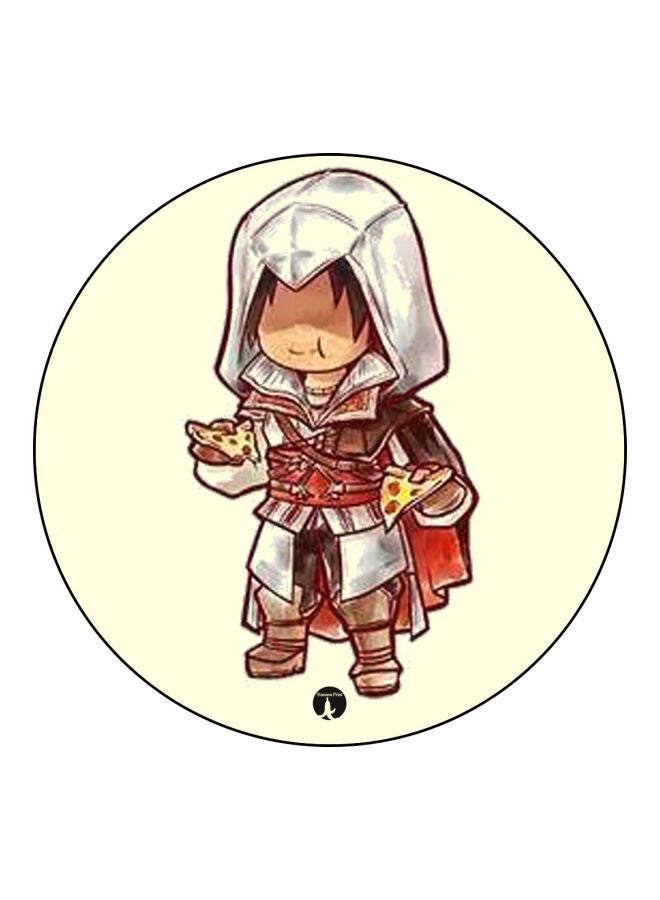 BP Cartoon Printed Fridge Magnet Beige/Brown/Grey 5.5cm - Image 1