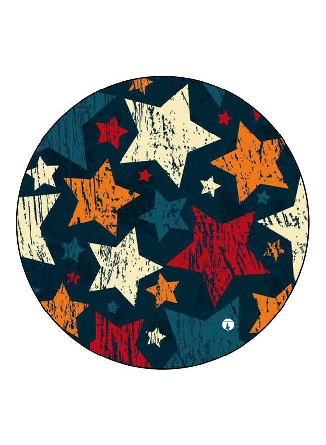 بي بي مغناطيس ثلاجة مُزين بطبعة نجوم أزرق / أحمر / بيج 5.5سم - Image 1