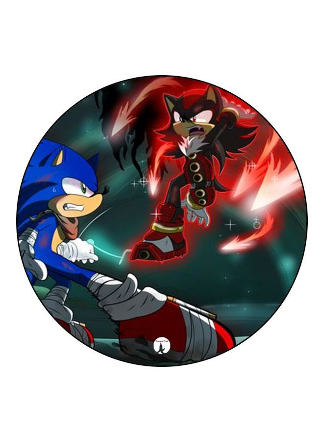 BP Sonic Printed Fridge Magnet Green/Red/Blue 5.5cm - Image 1