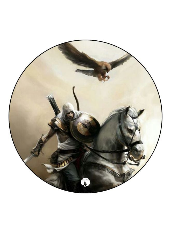 BP Cartoon Printed Fridge Magnet Beige/Black/Grey 5.5cm - Image 1