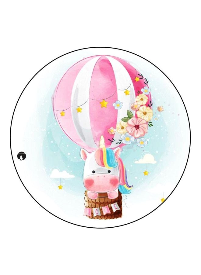 BP Unicorn Printed Fridge Magnet Blue/Pink/White 5.5cm - Image 1