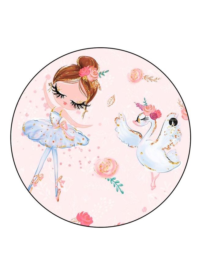 بي بي مغناطيس ثلاجة مُزين بطبعة بتصميم كرتوني أزرق وردي 5.5سم - Image 1