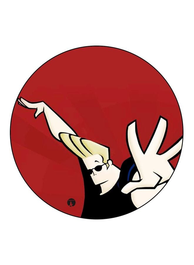 BP Cartoon Printed Fridge Magnet Red/Black/Beige 5.5cm - Image 1