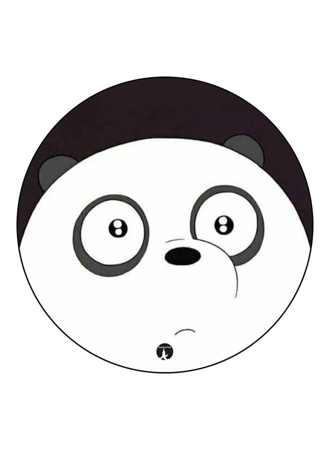 بي بي مغناطيس ثلاجة مُزين بطبعة باندا أبيض/أسود/رمادي 5.5سم - Image 1