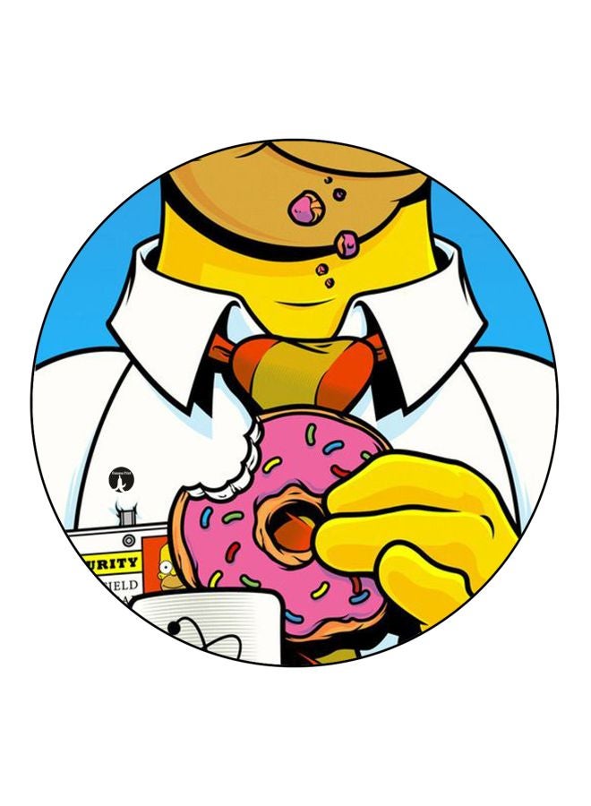 بي بي مغناطيس ثلاجة مُزين بطبعة بتصميم كرتوني أزرق/ أبيض/ وردي 5.5سم - Image 1