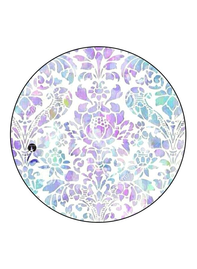 بي بي مغناطيس ثلاجة مُزين بطبعة زهور أرجواني/أبيض/أزرق 5.5سم - Image 1