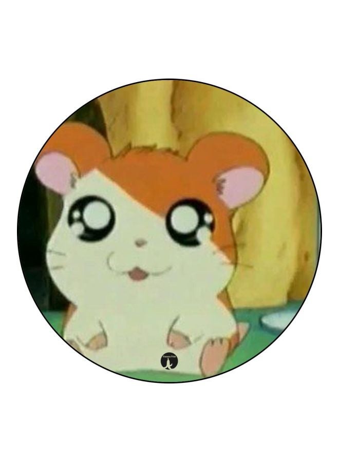 بي بي مغناطيس ثلاجة مُزين بطبعة بتصميم كرتوني بيج/ بني/ أصفر 5.5سم - Image 1