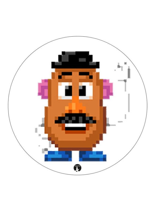 بي بي مغناطيس ثلاجة مُزين بطبعة بتصميم كرتوني أبيض/بني/أزرق 5.5سم - Image 1