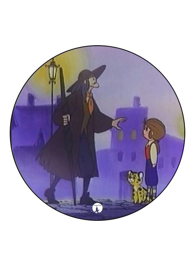 بي بي مغناطيس ثلاجة مُزين بطبعة لشخصية كرتونية أرجواني/بني/أصفر 5.5سم - Image 1