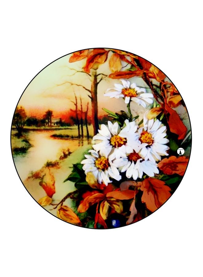 BP Nature Printed Fridge Magnet Green/Brown/White 5.5cm - Image 1