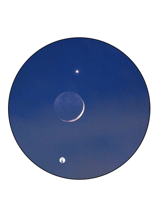 BP Moon Printed Fridge Magnet Blue/White 5.5cm  - Image 1