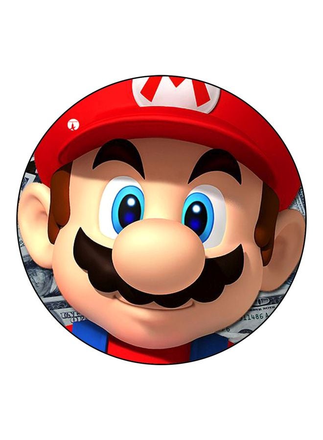 BP Super Mario Printed Fridge Magnet Beige/Red/Brown 5.5cm - Image 1