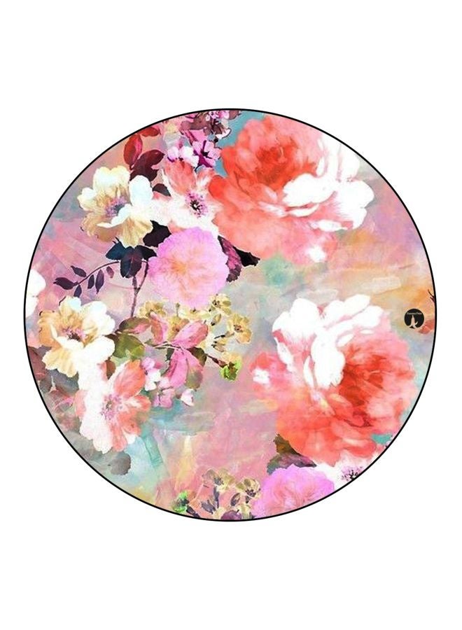 BP Flowers Printed Fridge Magnet Pink/White/Green 5.5cm - Image 1