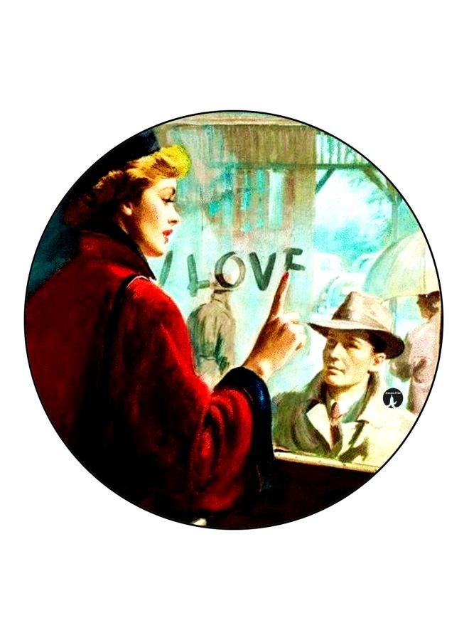 بي بي مغناطيس ثلاجة مُزين بكلمة Love أحمر/ أزرق/ بني 5.5سم - Image 1