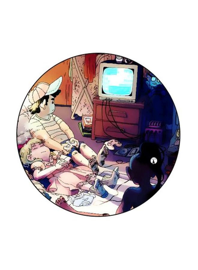 BP Printed Fridge Magnets Pink/Brown/Blue 5.5cm - Image 1