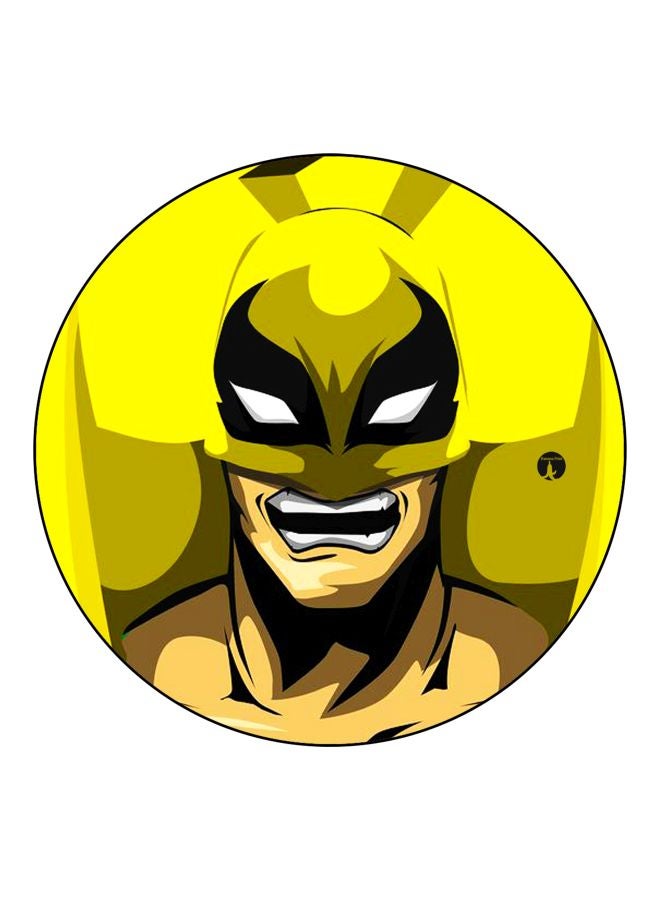 BP Cartoon Printed Fridge Magnet Yellow/Black 5.5cm - Image 1