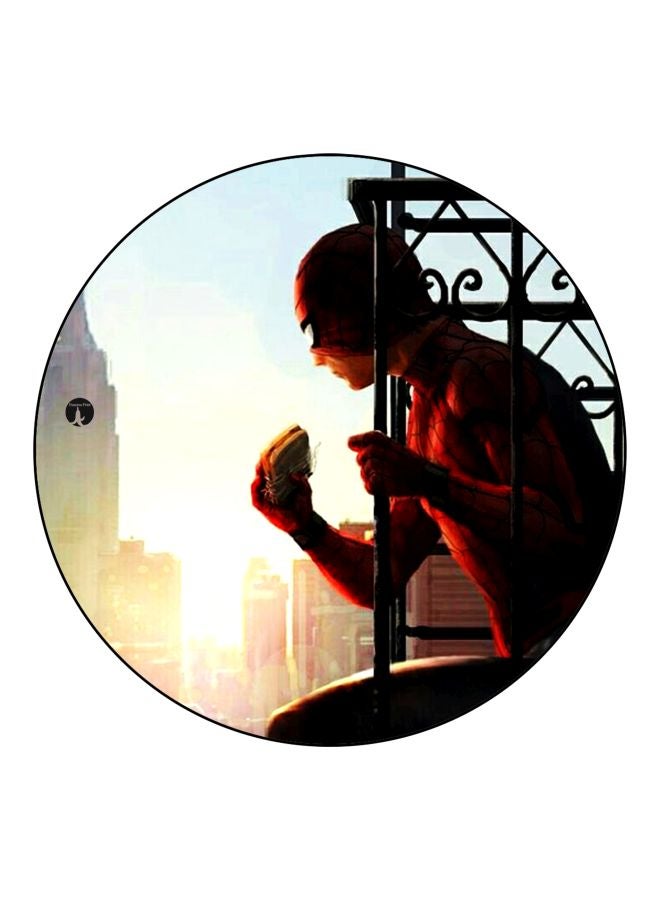 بي بي مغناطيس ثلاجة مُزين بطبعة سبايدرمان أحمر / أسود / أبيض 5.5سم - Image 1