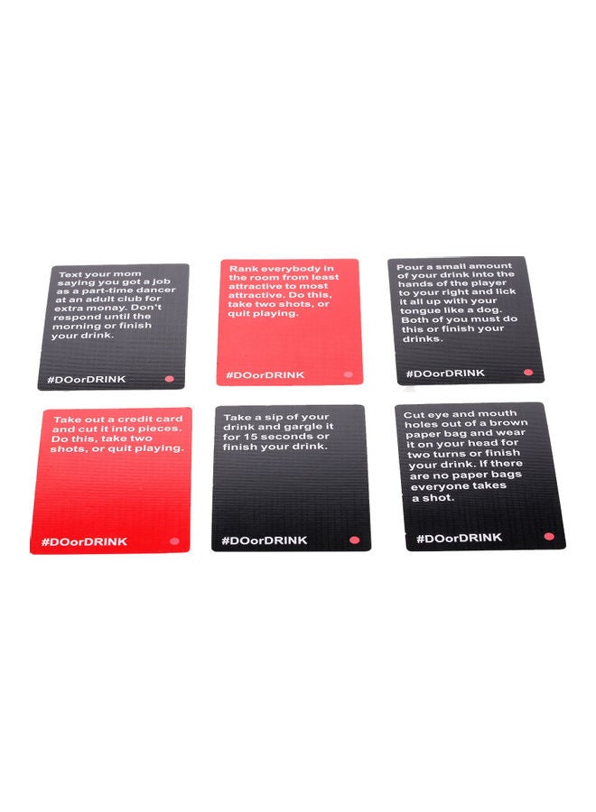 100-Piece Do Or Drink Card Game Set 13.49x10.31x7.19cm - Image 4