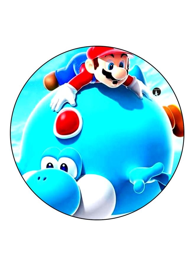 BP Cartoon Printed Fridge Magnet Blue/Red/Beige 5.5cm  - Image 1