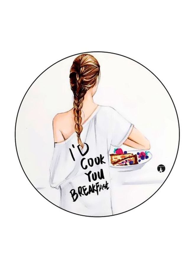 BP Anime Printed Fridge Magnet White/Brown/Beige 5.5cm - Image 1