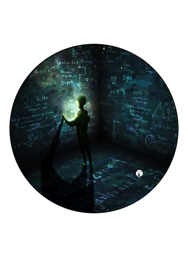 بي بي مغناطيس لتزيين الثلاجة مزين بطبعات أخضر/أسود/أبيض 5.5سم - Image 1